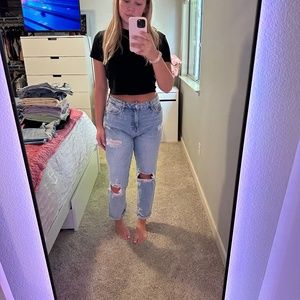Pacsun distressed high waisted jeans